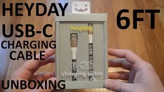 Unboxing Heyday 6ft USB-C Charging Cable