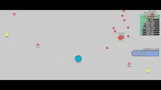 Lets Play; Diep.io - Getting to the TOP of the leaderboard and getting 100,000 Points!