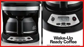 Wake Up to Perfect Coffee Every Morning with the Hamilton Beach 12-Cup Programmable Coffee Maker