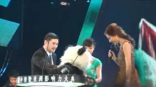 [Fancam] 110415 Channel V Chinese Music Awards - Han Geng - Most popular male singer