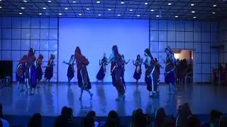 Prachin Garba Performance By Patel Sankul Amreli Student On Culture Competition 2018-19