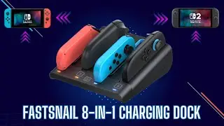 Обзор зарядной док-станции FastSnail 8-в-1 &mdash; лучшее зарядное устройство Joy-Con для Switch и Swit...