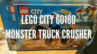 Lego City 60180 Monster Truck Crusher Mega Macchine Great Vehicles