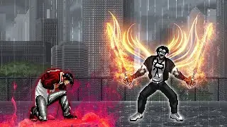 [KOF Mugen] Orochi Iori QS Team Vs WF Orochi Kusanagi Team