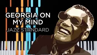 Georgia On My Mind (Jazz Standard) - Piano Tutorial
