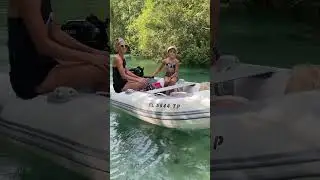 Driving our Zodiac down Weeki Wachee Springs&hellip;Tropical Oasis!