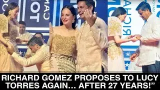 Richard Gomez Proposes To Lucy Torres Again....After 27 Years