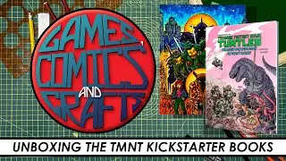Unboxing the TMNT Kickstarter Books