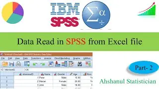 Data Read in SPSS from Excel file, Bangla Tutorial for beginners || Part-2