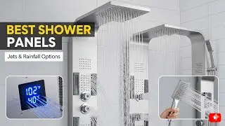 TOP 5 best shower panels with jets and rainfall 2026