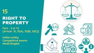 Right to property | Article 31, 31(A), 31(B), 31(C) | Indian polity | Indian constitution