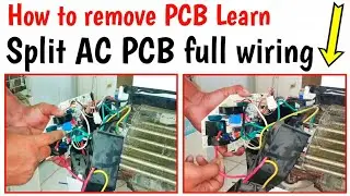 Midea non- inverter AC remove PCB wiring and learn step by Step || Venus Tech ||