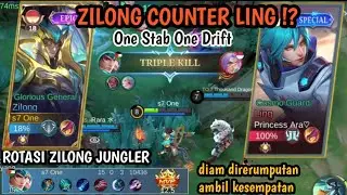 ZILONG HYPER MODE CIKI (CIDUK KILL) KETEMU MUSUH FULL ASSASIN  HERO META ‼️ NGERI