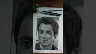 hyper realistic drawing #sonusud  #eyes #hero #shorts