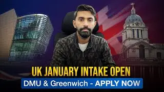 UK January Intake 2025 Open | Apply Now for DMU & University of Greenwich | Opicka Consultant