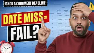 Don't Miss IGNOU's NEW Assignment Deadline ⚠️ You Could Lose 30 Marks