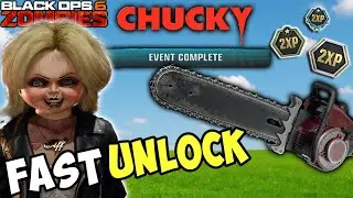 UNLOCK All CHUCKY Event Rewards FAST In BO6 Zombies 🎃 (Chainsaw, Camos & More!)