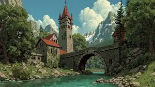 Enchanted Celtic Medieval Music for Relaxation ~ Ancient Castle River Village Ambience