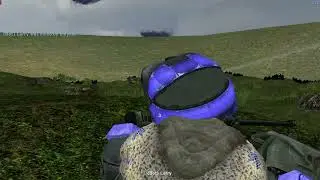 Parasito #5 cuarentolo (Bot larry) luciendo cheats marca acme en Bigass Halo CE