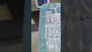 medical use syringe barrel luer lock type Injection mold pp material use Injection molding machine