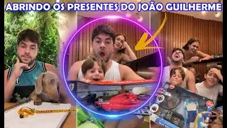 Alvaro Xaro estudando com o José Claudio + Abrindo os presentes do João | Stories do Alvaro