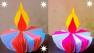 Diwali special paper diya || Paper made Diwali diya