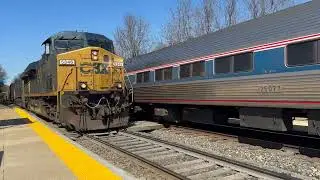 Some Fast Trains on The CSX Metropolitan Sub in 4K