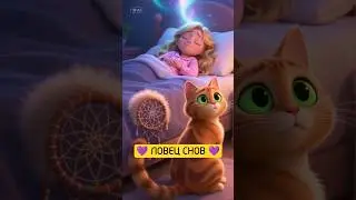 Самый лучший ЛОВЕЦ СНОВ #youtubeshorts #cat #kotoistorii