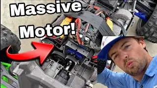 RC Car with a Massive Motor!!! Traxxas Xmaxx Destruction!