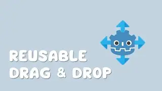 How to create a reusable drag and drop component- Godot Tutorial
