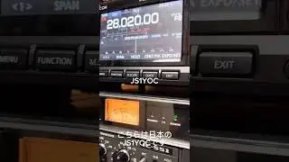 CQDX! モールス信号で海外に呼びかけ! #hamradio #cqdx #アマチュア無線 #JS1YOC