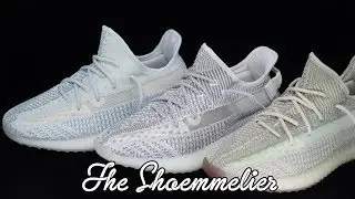 adidas Yeezy BOOST 350 v2 • Citrin vs. Cloud White (vs Static)