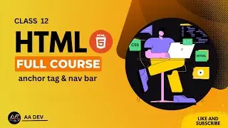 HTML Course | Anchor tag | Nav bar in html | Nav tag | Html full course