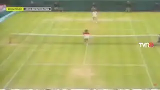 Ricardo Acuña derrota a Pat Cash en Wimbledon 1985