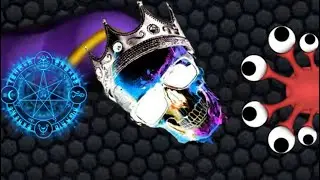 Slither.io KING SKIN - UNLIMITED MASS HACKS GAMEPLAY - Unlimited length | Unlimited Big(CODE UPDATE)