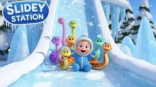 Snakes at Slidey Station 🐍🎢✨ | Kids Fantasy Song | Learn Gentle Play Fun