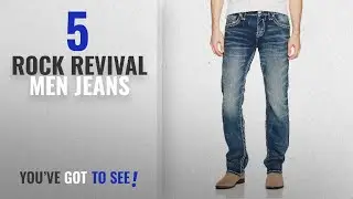 Top 10 Rock Revival Men Jeans [ Winter 2018 ]: Rock Revival Men's Chester, Blue, 38