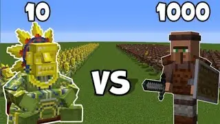 Barakoa sun chief Vs Guard vilager    |Minecraft|