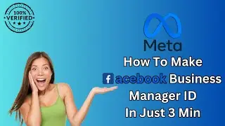 Quick Guide: Create a Facebook Business Manager ID in Just 3 Minutes! #facebookbusinessmanager