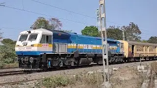 Newly POHED WDP4D 40089 Of DLS Siliguri With Agartala - Rani Kamlapati Special ||Curving Out Of NJP