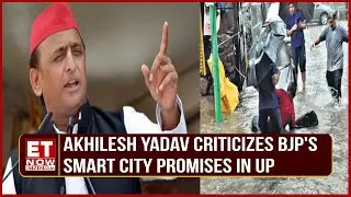 Akhilesh Yadav Criticizes BJP's Smart City Promises in UP Amid Waterlogging And Unemployment