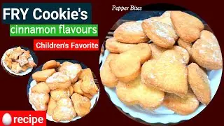 कुरकुरी Fry Cookies 😍 | Tasty Snacks | Easy Fried Cookies Recipe #ytvideos 