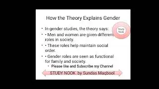 Structural Functionalism Theory