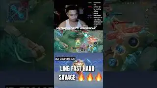 1 HP LING SAVAGE UNDER 7 MINUTES #rylleshayabusa #assasinrylles #mlbb #mobilelegends #mlb # lingmlbb