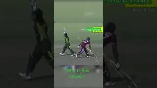 Idiotic Keeping by Pakistani keeper, can anyone tell the name ?? #cricketworldcup