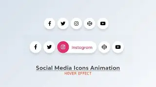 Social Icons Hover Animation|🔥 CSS HOVER EFFECT| Flawless Coder|