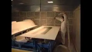 Projection de Gelcoat - Gelcoat spray-up