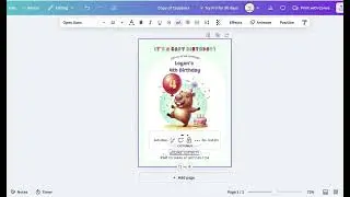 How to Make a Custom Capybara Invitation in Canva in 5 Minutes