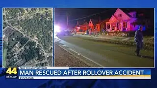 Man recovering after serious rollover accident along Stringtown Road