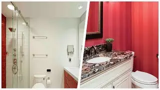 75 Small Red Bathroom Design Ideas You'll Love 🎀
